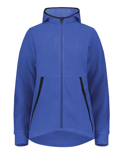 Women's Eco Revive™ Polar Fleece Hooded Full-Zip Jacket - Royal