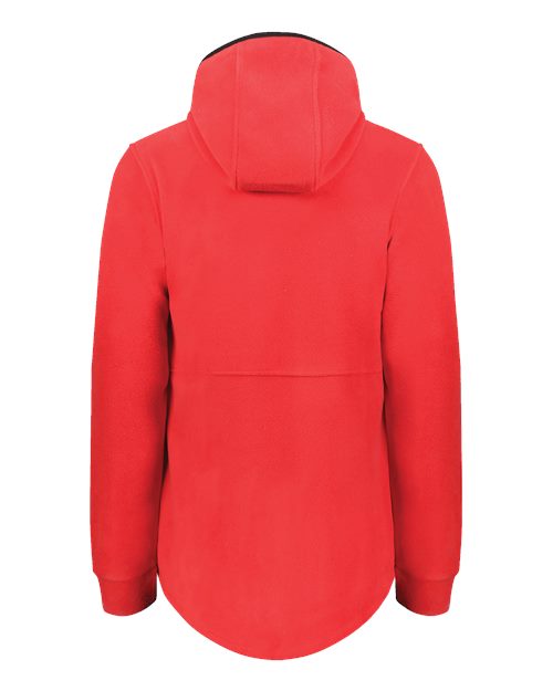 Women's Eco Revive™ Polar Fleece Hooded Full-Zip Jacket - Scarlet