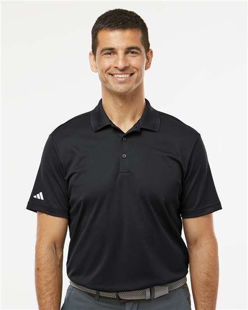Men's Performance Piqué Polo - Black