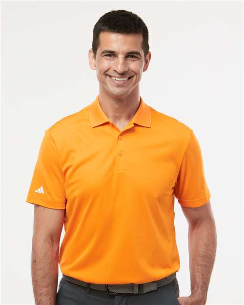 Men's Performance Piqué Polo - Bright Orange