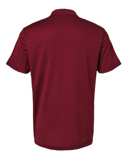 Men's Performance Piqué Polo - Collegiate Burgundy