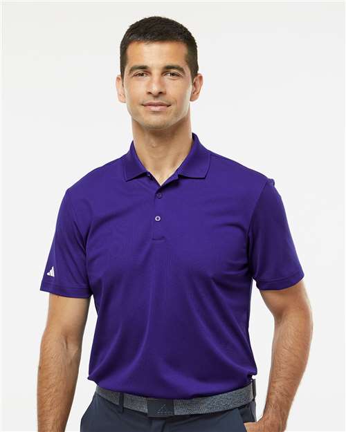 Men's Performance Piqué Polo - Collegiate Purple
