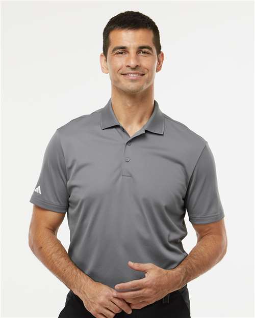 Men's Performance Piqué Polo - Grey Three