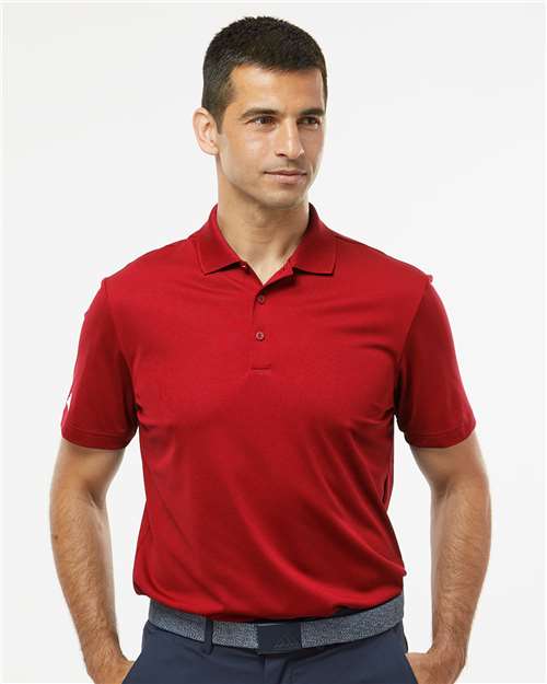 Men's Performance Piqué Polo - Power Red