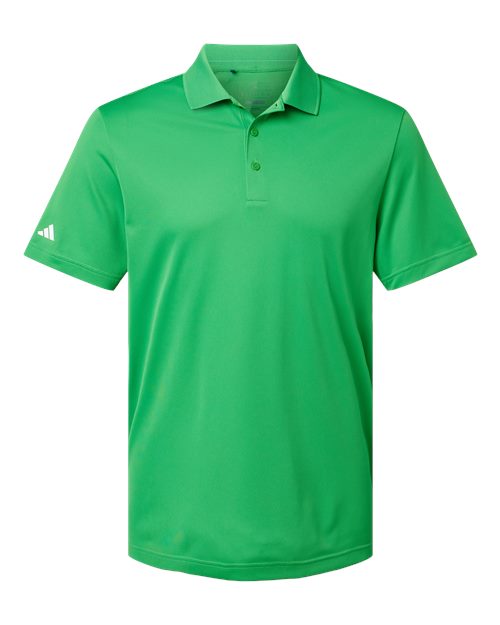 Men's Performance Piqué Polo - Vivid Green