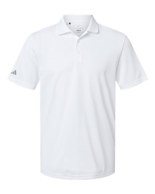 Men's Performance Piqué Polo - White