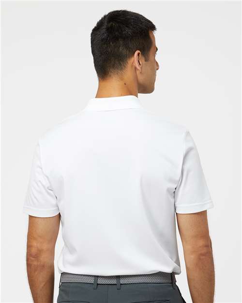 Men's Performance Piqué Polo - White