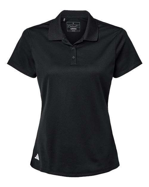 Women's Performance Piqué Polo - Black