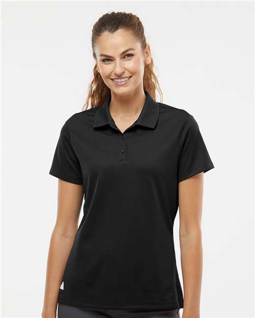 Women's Performance Piqué Polo - Black