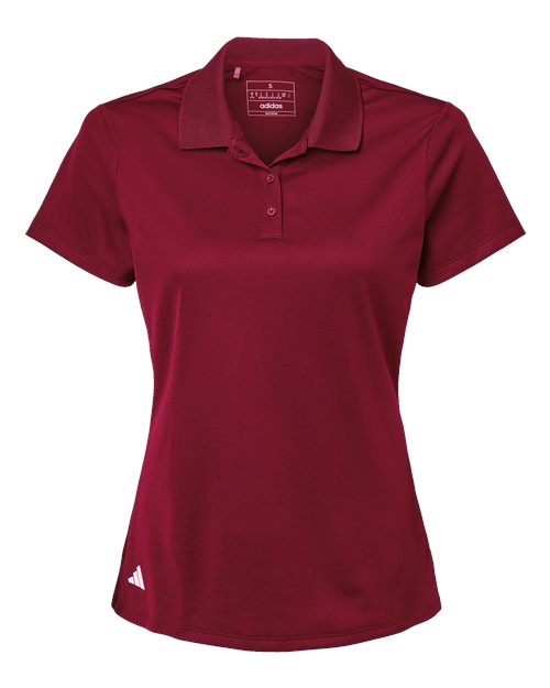 Women's Performance Piqué Polo - Collegiate Burgundy