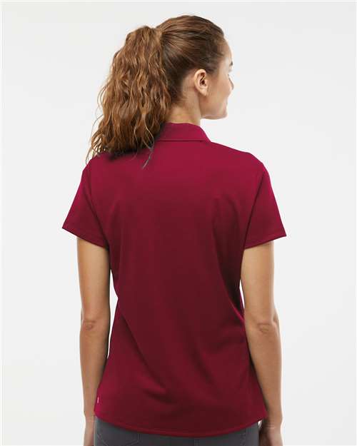 Women's Performance Piqué Polo - Collegiate Burgundy