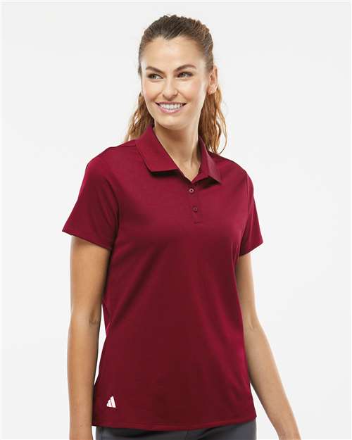 Women's Performance Piqué Polo - Collegiate Burgundy