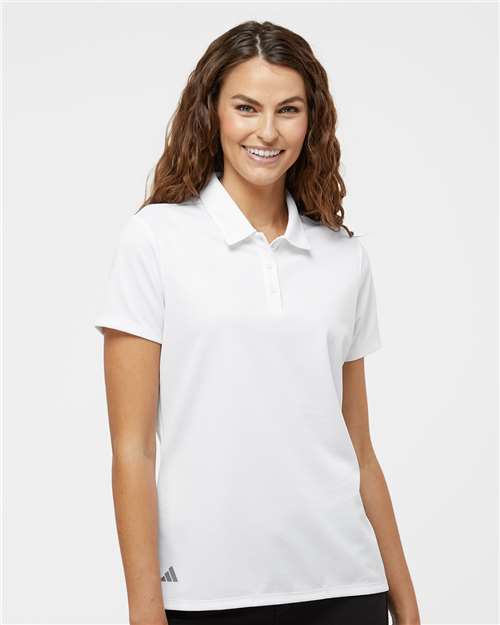 Women's Micro Piqué Polo - White