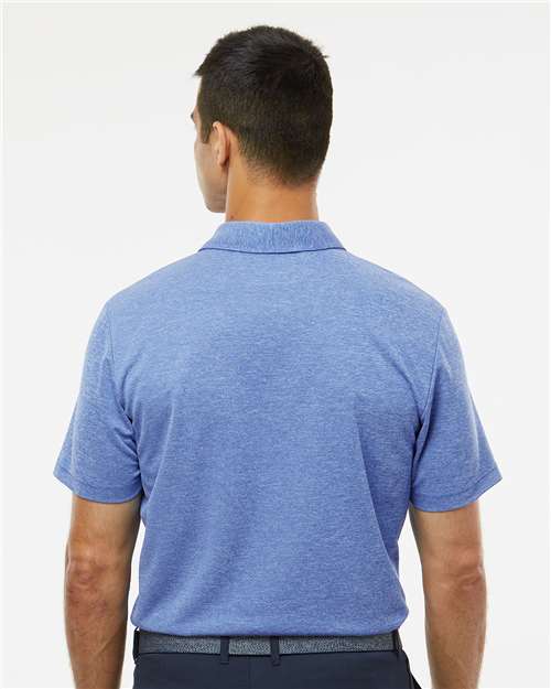 Men's Heathered Polo - Collegiate Royal Melange