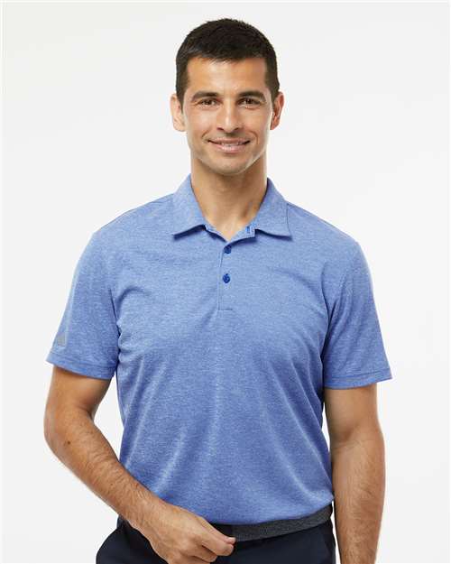 Men's Heathered Polo - Collegiate Royal Melange