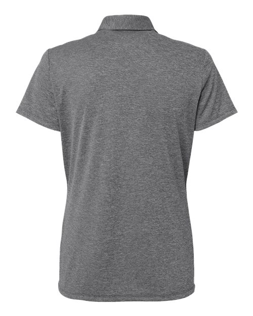 Women's Heathered Polo - Black Melange