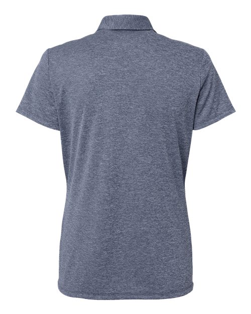 Women's Heathered Polo - Collegiate Navy Melange