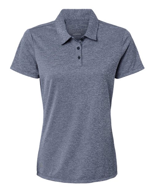 Women's Heathered Polo - Collegiate Navy Melange