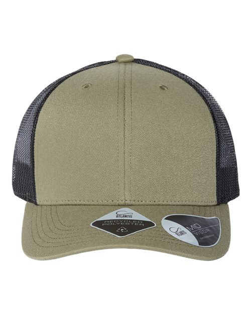 Sustainable Trucker Cap - Olive/ Black
