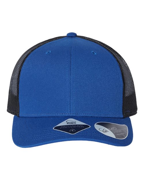 Sustainable Trucker Cap - Royal/ Black