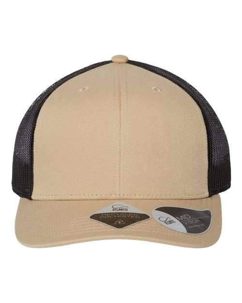 Sustainable Trucker Cap - Khaki/ Black