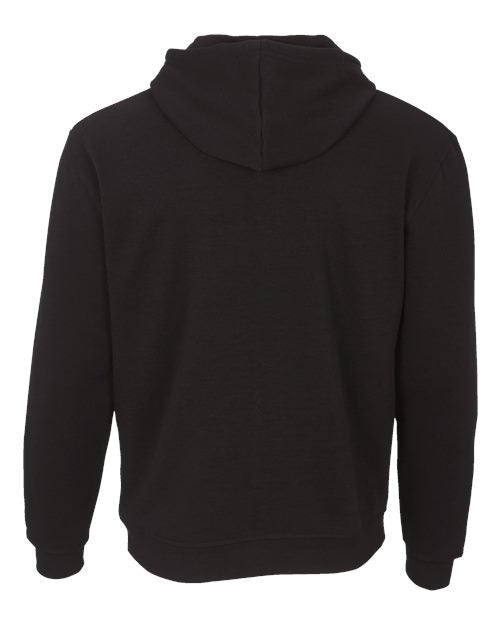 Unisex Fleece Hooded Sweatshirt - Black