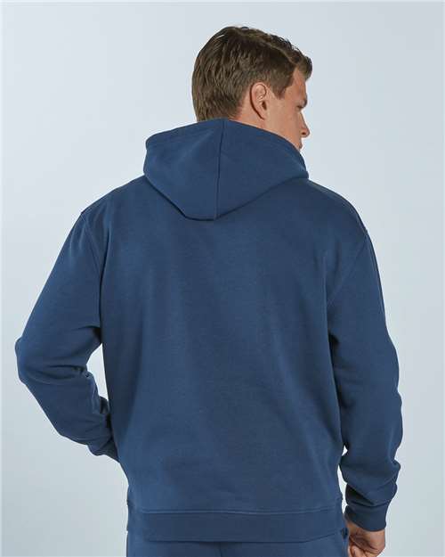 Unisex Fleece Hooded Sweatshirt - Navy