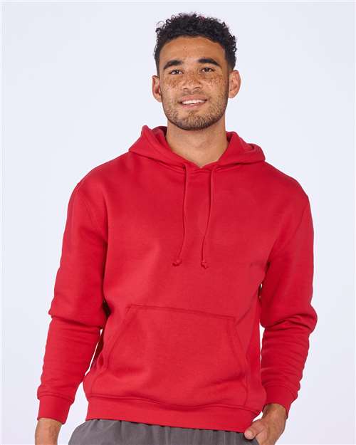 Unisex Fleece Hooded Sweatshirt - True Red