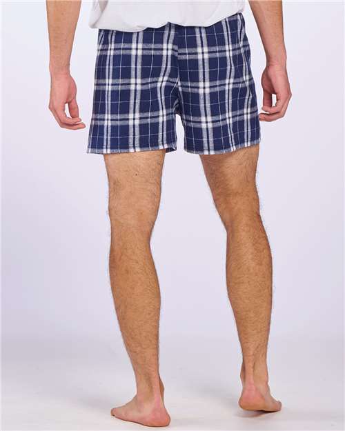Navy/ Silver Plaid