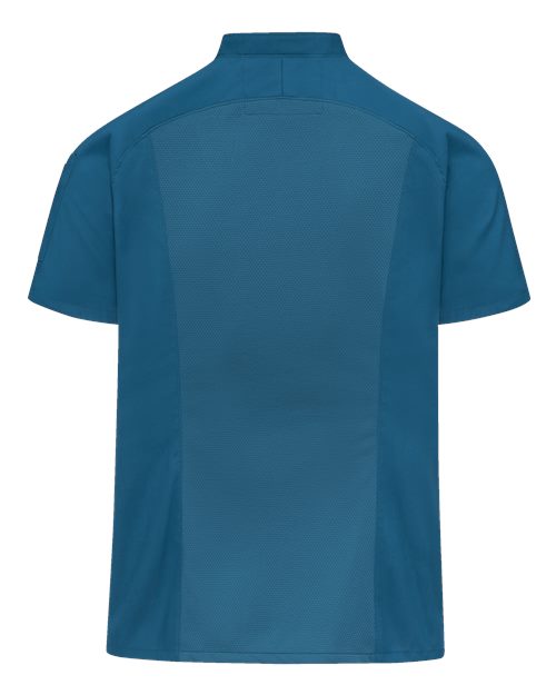 Women's Airflow Raglan Chef Coat - Teal/ Teal Mesh