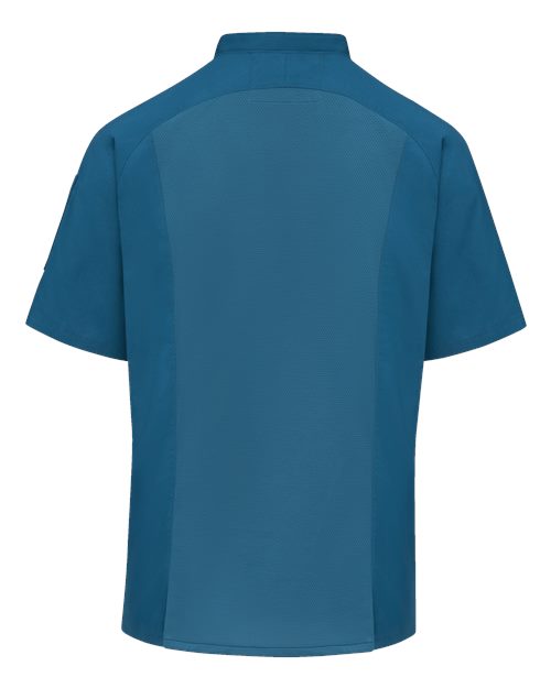 Airflow Raglan Chef Coat - Teal/ Teal Mesh