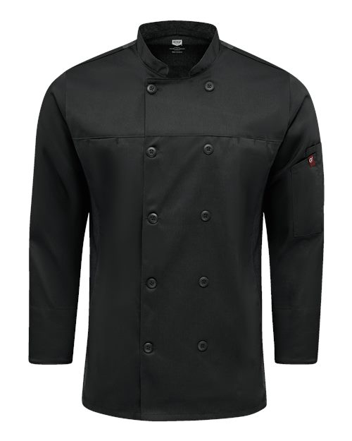 Deluxe Airflow Chef Coat - Black