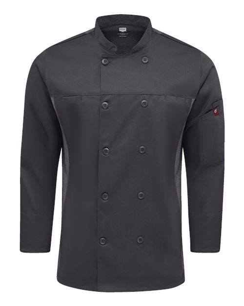 Deluxe Airflow Chef Coat - Charcoal