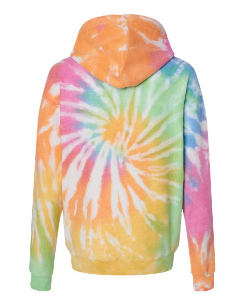 Unisex Tie-Dyed Cloud Inside-Out Fleece Hooded Sweatshirt - Eternity