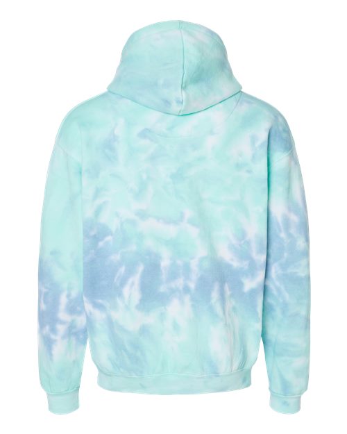 Unisex Tie-Dyed Hooded Sweatshirt - Slushy