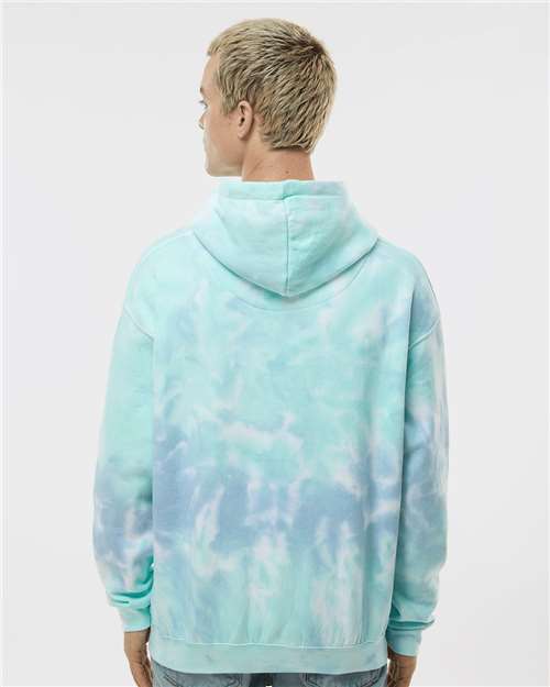 Unisex Tie-Dyed Hooded Sweatshirt - Slushy