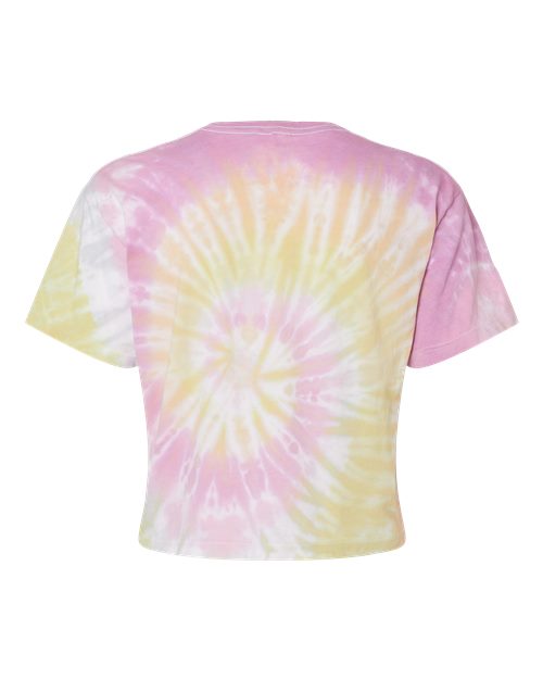 Women's Tie-Dyed Crop T-Shirt - Desert Rose