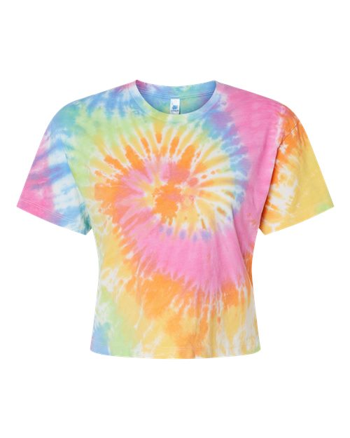 Women's Tie-Dyed Crop T-Shirt - Eternity
