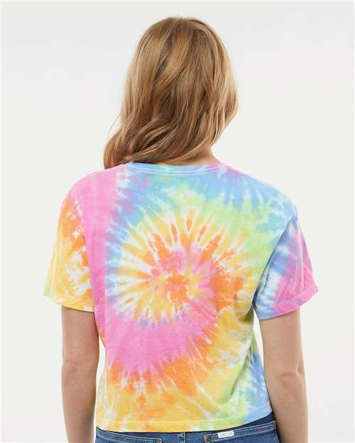 Women's Tie-Dyed Crop T-Shirt - Eternity
