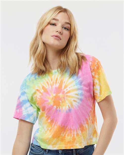 Women's Tie-Dyed Crop T-Shirt - Eternity