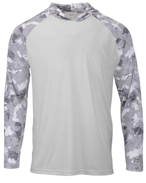 Unisex Tortuga Extreme Performance Hooded T-Shirt - Aluminum
