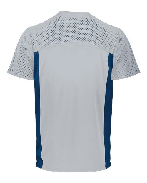 Unisex Reversible Flag Football Jersey - Silver/ Navy