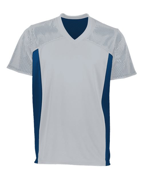 Unisex Reversible Flag Football Jersey - Silver/ Navy