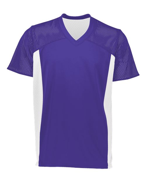 Youth Reversible Flag Football Jersey - Purple/ White