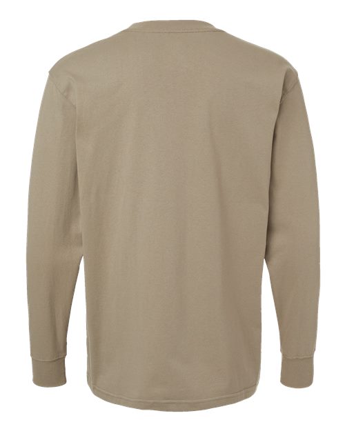 Men's Traditional Heavyweight Long Sleeve T-Shirt - Desert Sand