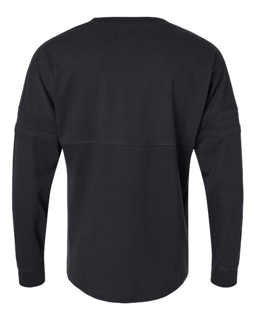 Women's Pom Pom Long Sleeve Jersey T-Shirt - Black