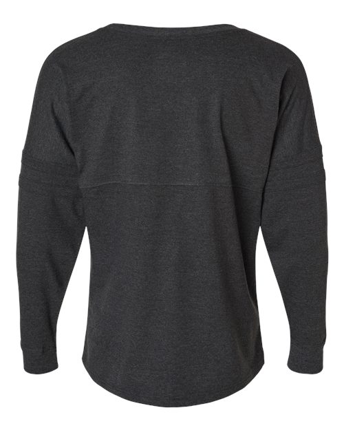 Women's Pom Pom Long Sleeve Jersey T-Shirt - Charcoal