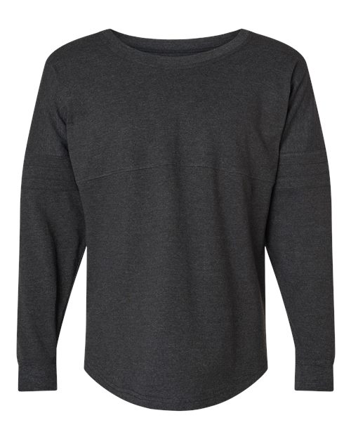 Women's Pom Pom Long Sleeve Jersey T-Shirt - Charcoal