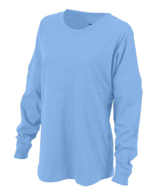 Women's Pom Pom Long Sleeve Jersey T-Shirt - Skye Blue
