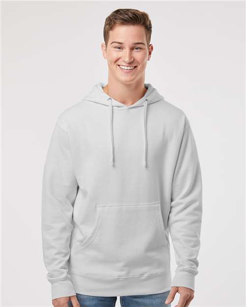Unisex Midweight Hooded Sweatshirt - Smoke